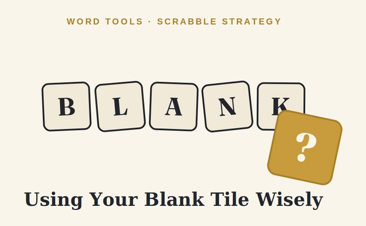 scrabble blank tile